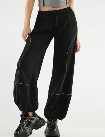 Pantaloni SHEIN, negru Negru