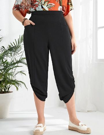 Pantaloni Emery Rose Curve, negru