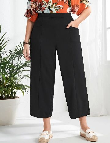 Pantaloni Emery Rose Curve, negru