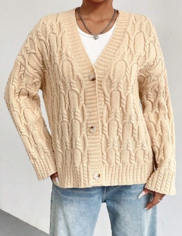 Cardigan SHEIN, crem