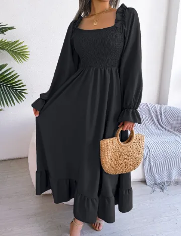 Rochie lunga SHEIN, negru Negru