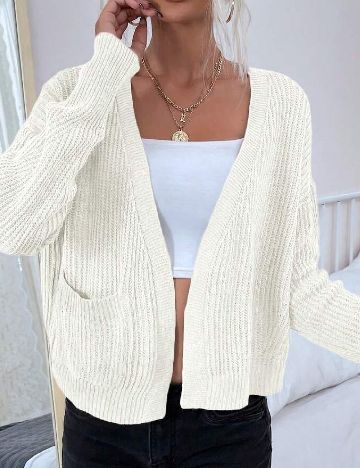 Cardigan SHEIN, ecru