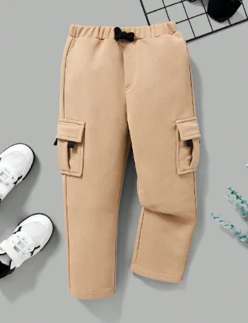 Pantaloni Shein Kids, maro Maro