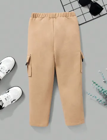 Pantaloni Shein Kids, maro Maro