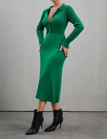 Rochie medie SHEIN, verde Verde