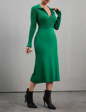 Rochie medie SHEIN, verde Verde