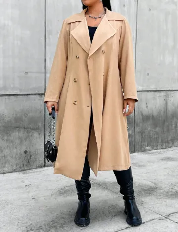 Trench SHEIN CURVE, maro Maro