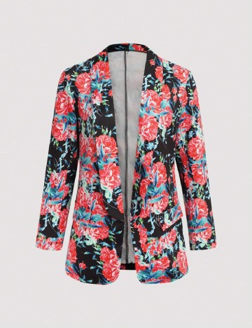 Blazer SHEIN, floral print