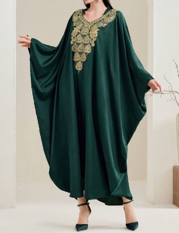 Rochie lunga SHEIN, verde