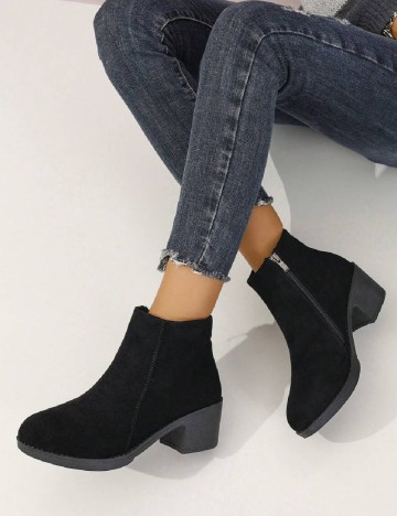 Botine SHEIN, negru