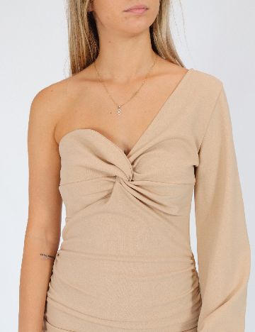 Rochie scurta SHEIN, crem