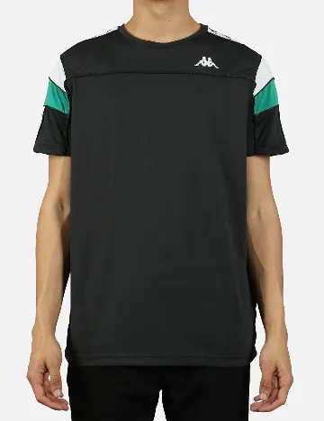 Tricou Kappa, negru Negru