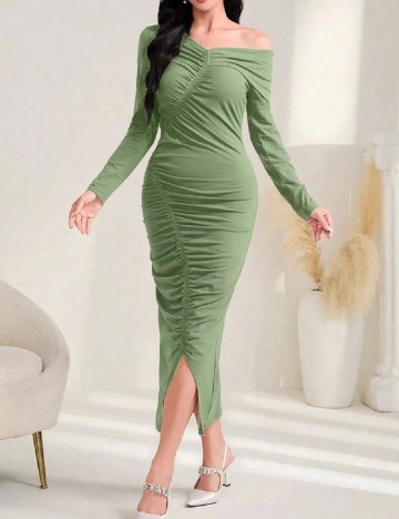 Rochie medie SHEIN, verde