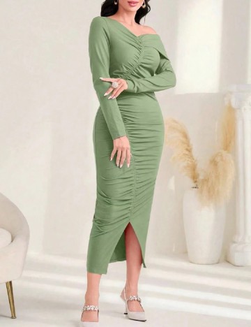 Rochie medie SHEIN, verde