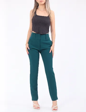 Pantaloni Marciano Guess, turcoaz