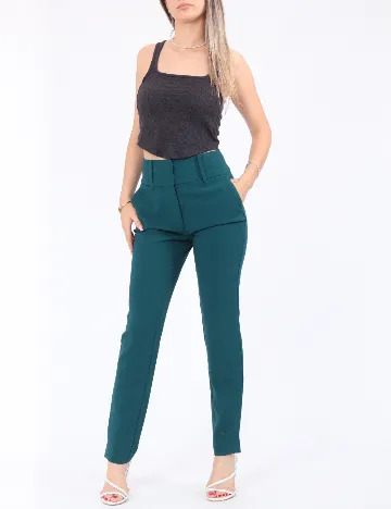 Pantaloni Marciano Guess, turcoaz