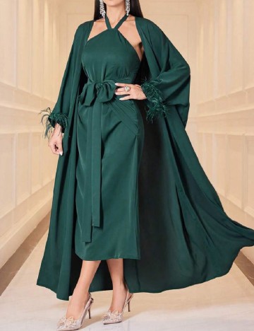 Rochie medie SHEIN, verde