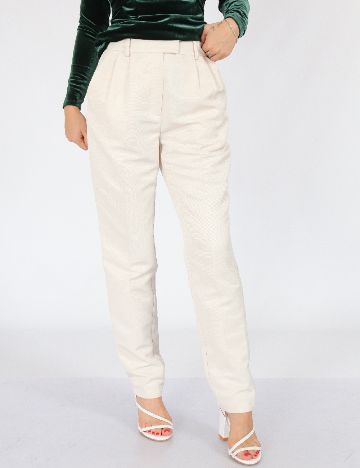 Pantaloni Marciano Guess, crem