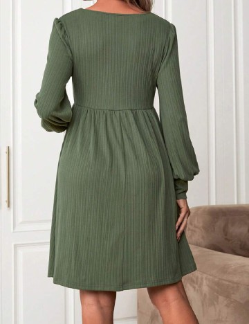 Rochie scurta SHEIN Maternity, verde