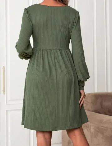 Rochie scurta SHEIN Maternity, verde Verde