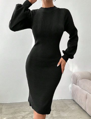 Rochie medie SHEIN, negru