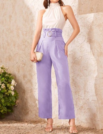 Pantaloni SHEIN, mov