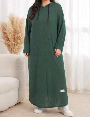 Rochie lunga SHEIN CURVE, verde