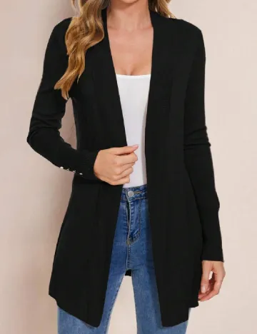 Cardigan SHEIN, negru Negru