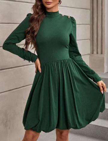 Rochie scurta SHEIN, verde