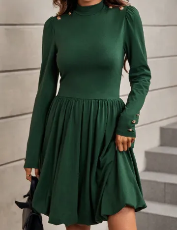 Rochie scurta SHEIN, verde Verde