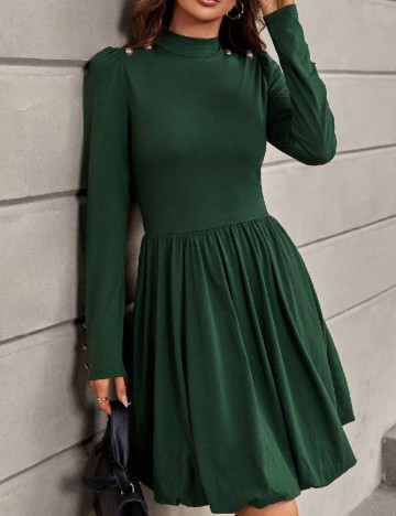 Rochie scurta SHEIN, verde