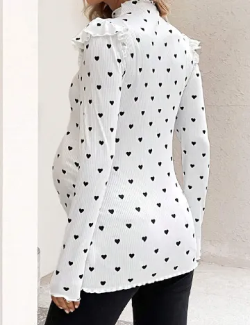 Bluza SHEIN Maternity, alb Alb