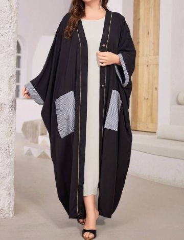 Kimono SHEIN CURVE, negru