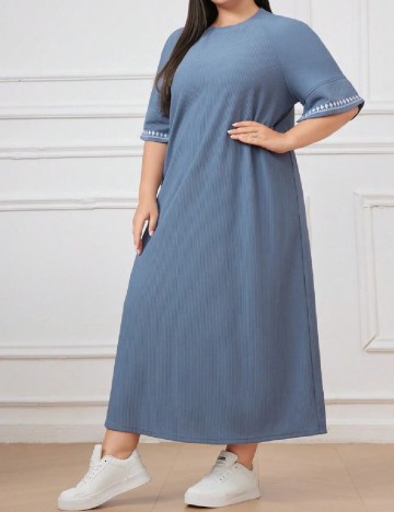 Rochie lunga SHEIN CURVE, albastru