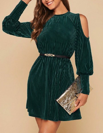 Rochie scurta SHEIN, verde