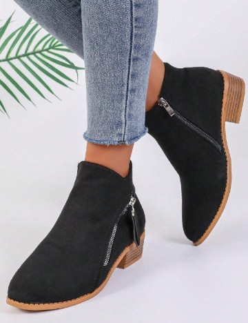 Botine SHEIN, negru