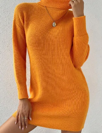 Rochie scurta SHEIN, portocaliu Portocaliu