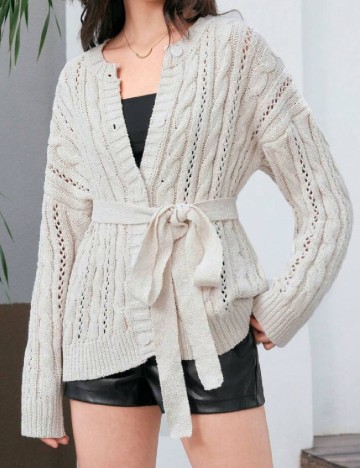 Cardigan SHEIN, ecru