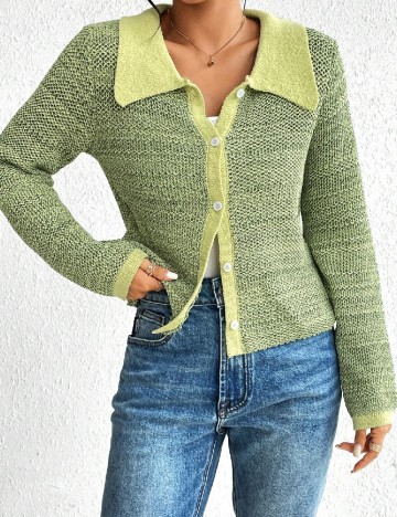 Cardigan SHEIN, verde