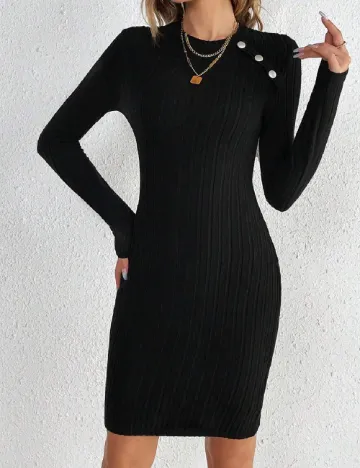 Rochie scurta SHEIN, negru Negru