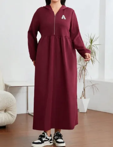 Rochie lunga SHEIN CURVE, visiniu Rosu