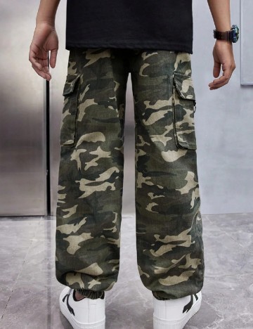 Pantaloni Shein Kids, army