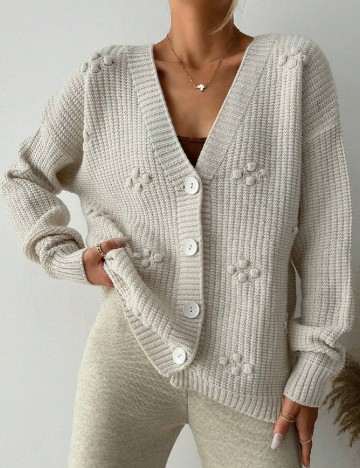 Cardigan SHEIN, crem