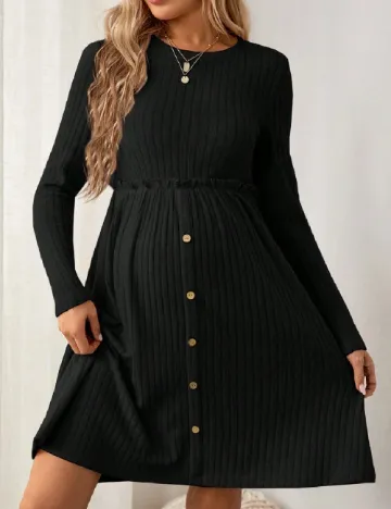 Rochie scurta SHEIN Maternity, negru Negru