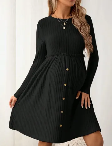 Rochie scurta SHEIN Maternity, negru Negru