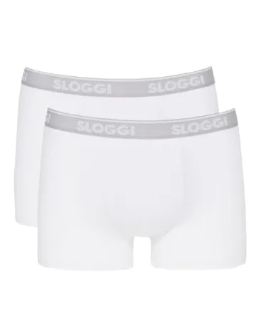 Set Boxeri Sloggi by Triumph, alb Alb