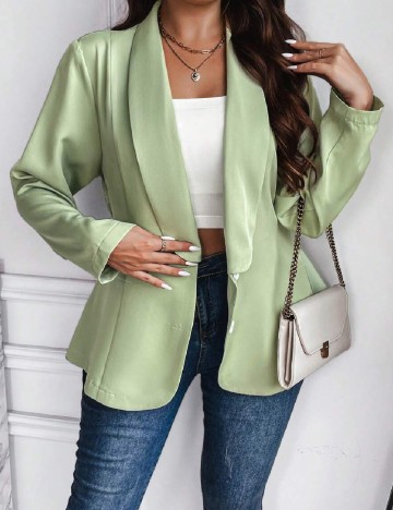 Sacou SHEIN CURVE, verde