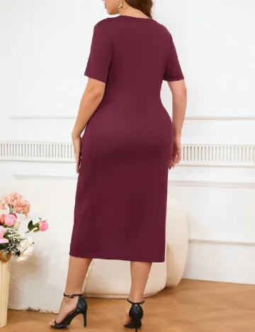 Rochie medie SHEIN CURVE, visiniu Rosu