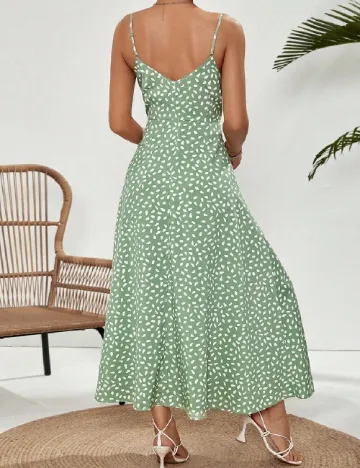 Rochie lunga SHEIN, verde Verde