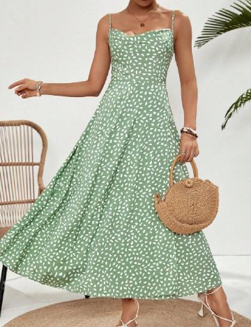 Rochie lunga SHEIN, verde